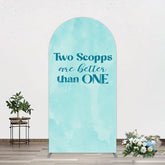 Aperturee - Aperturee 2 Scopps Are Better Than One Birthday Arch Backdrop